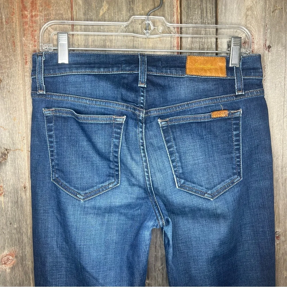 Joe’s Vintage Reserve Roxalana Dark Wash Ankle Straight Raw Hem Jeans sz 28 - Picture 6 of 12